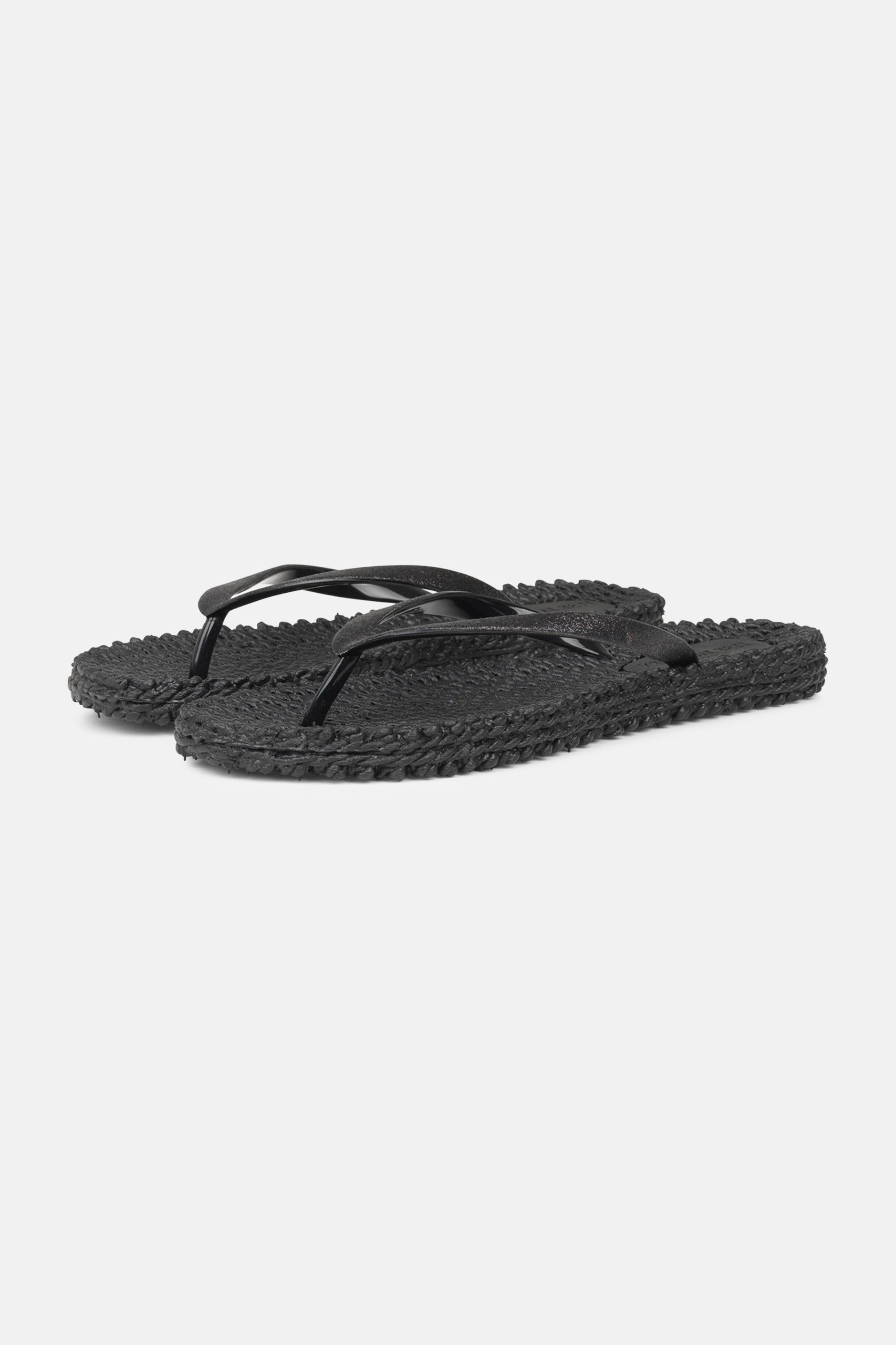 Chanclas Glitter - Black